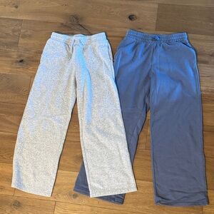 H&M Kids Light Gray and Blue sweats - size kids 12